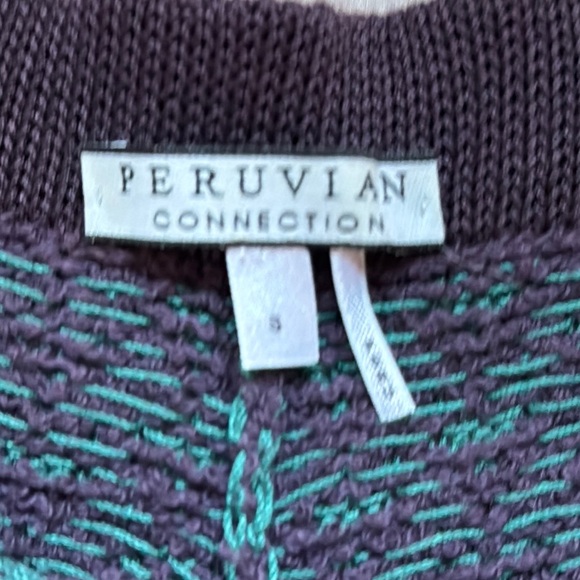 Peruvian Connection Patterned Women's Knit Pima Cotton Skirt Small A-line Flowy - Picture 7 of 9